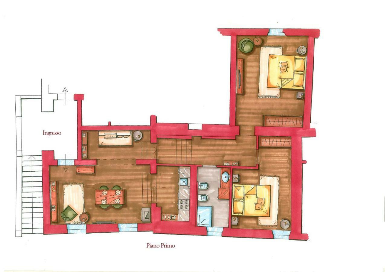 Il Castro Luxury Apartments サン・ジミニャーノ エクステリア 写真